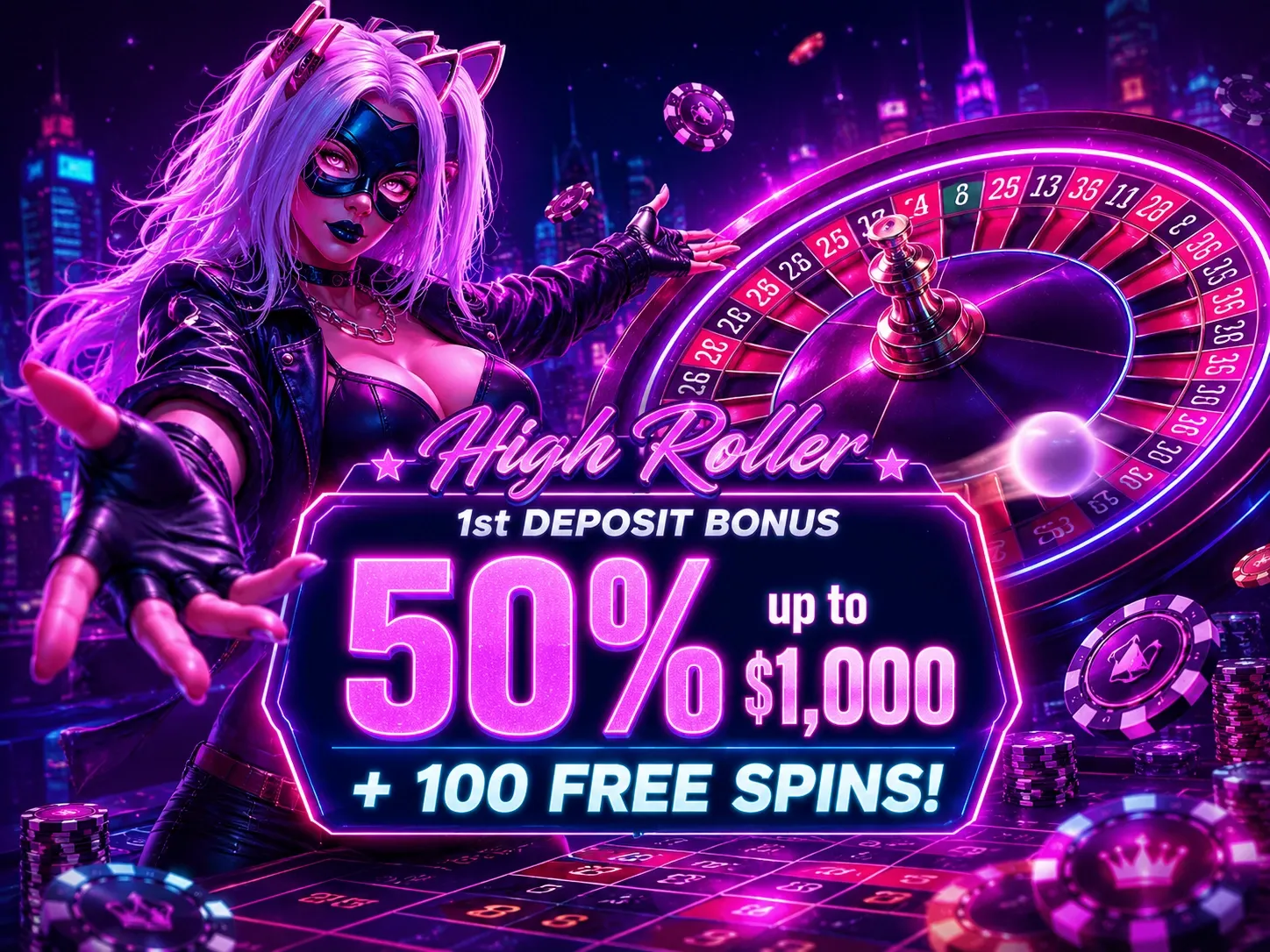 High roller deposit bonus